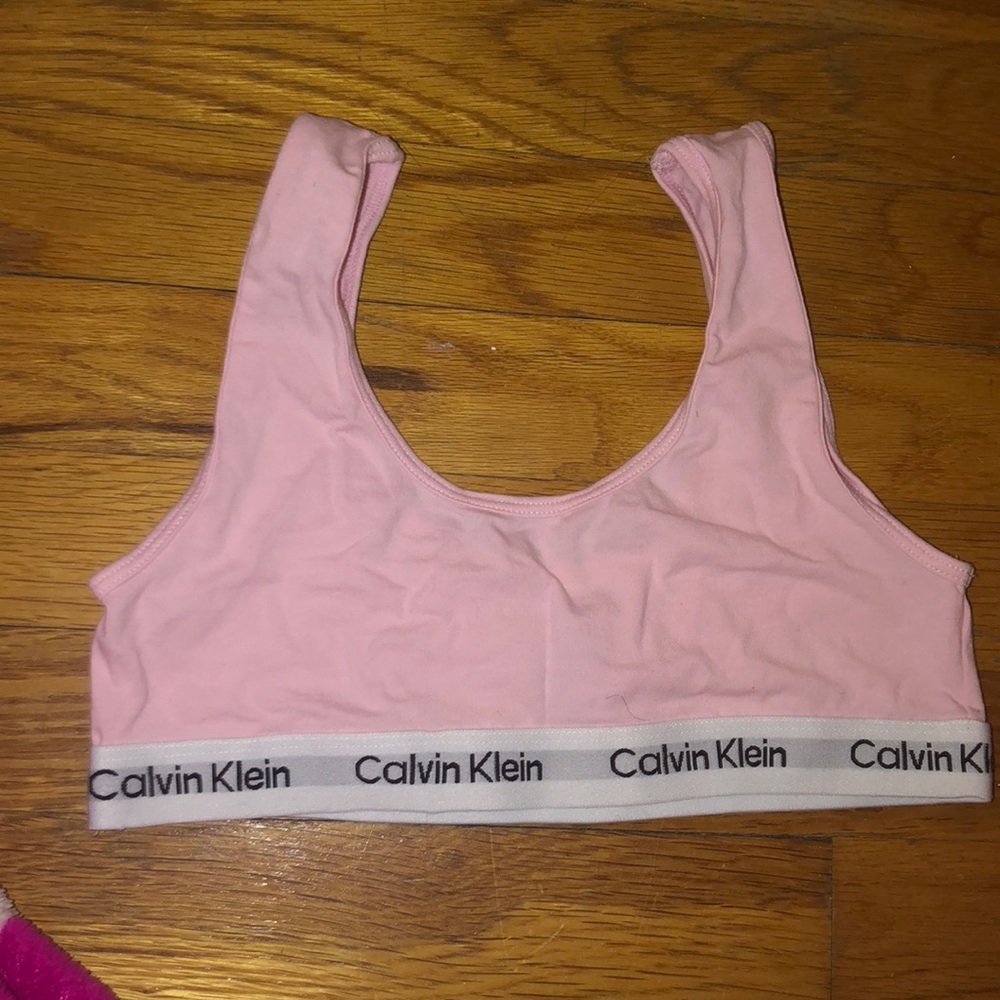 pink calvin klein bralette - Picture 1 of 3